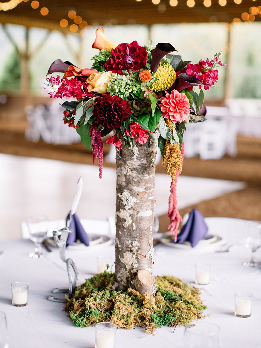 tall centerpieces wedding