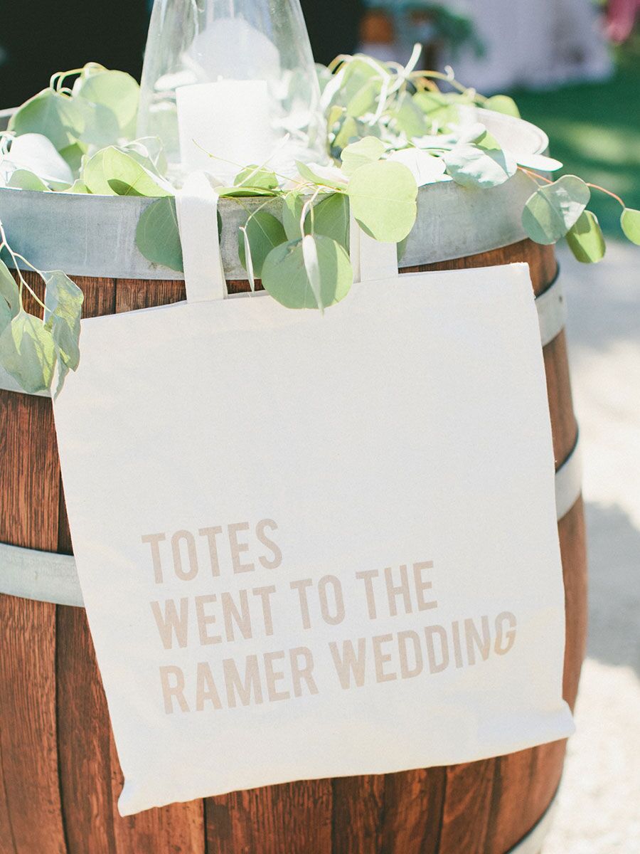 what do you put in wedding gift bags