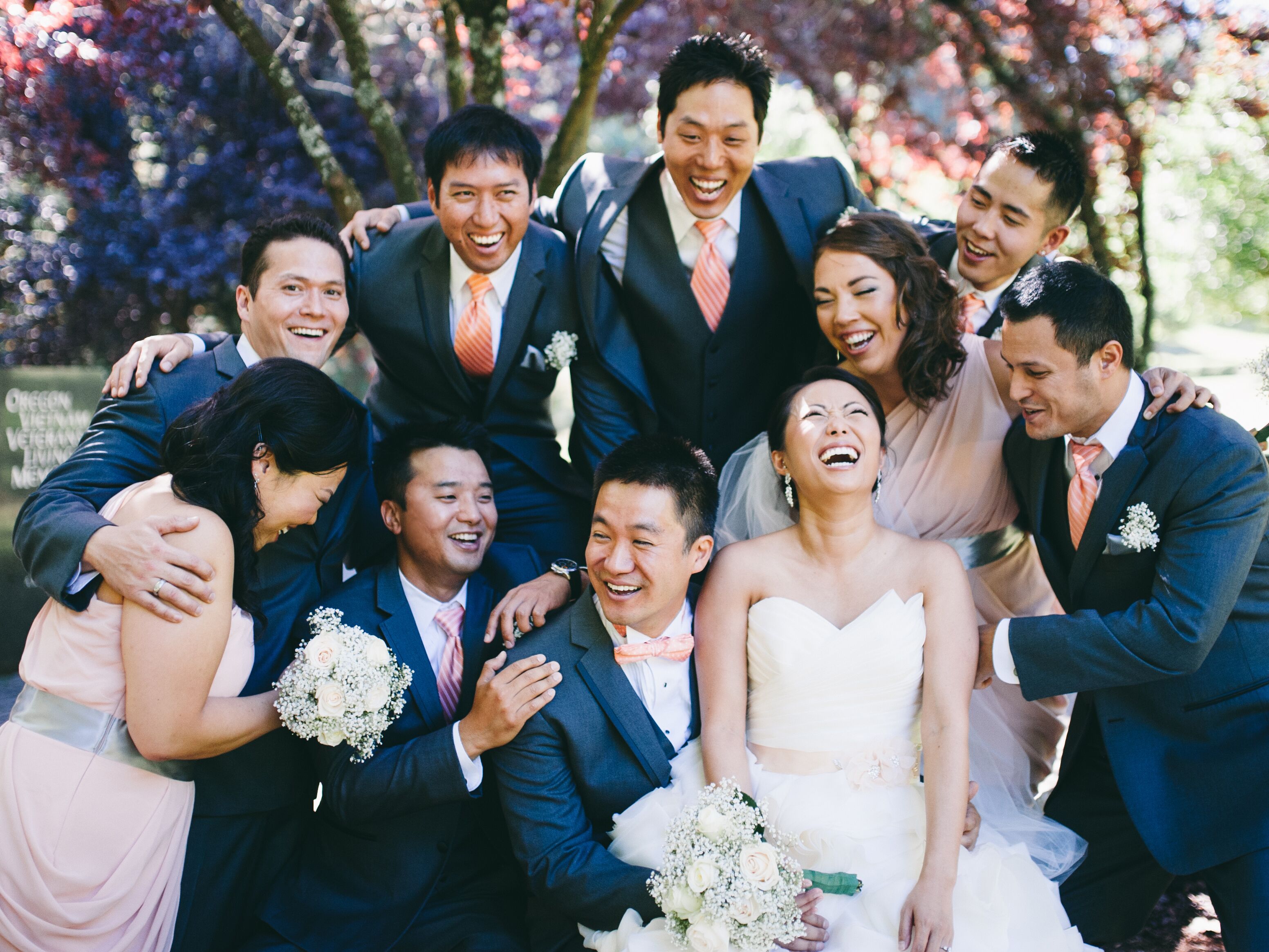 4 bridesmaids 2 groomsmen