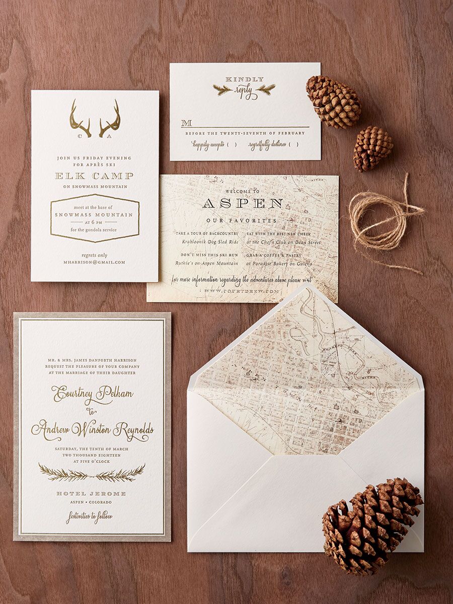 Regas Paper pocket wedding invitation