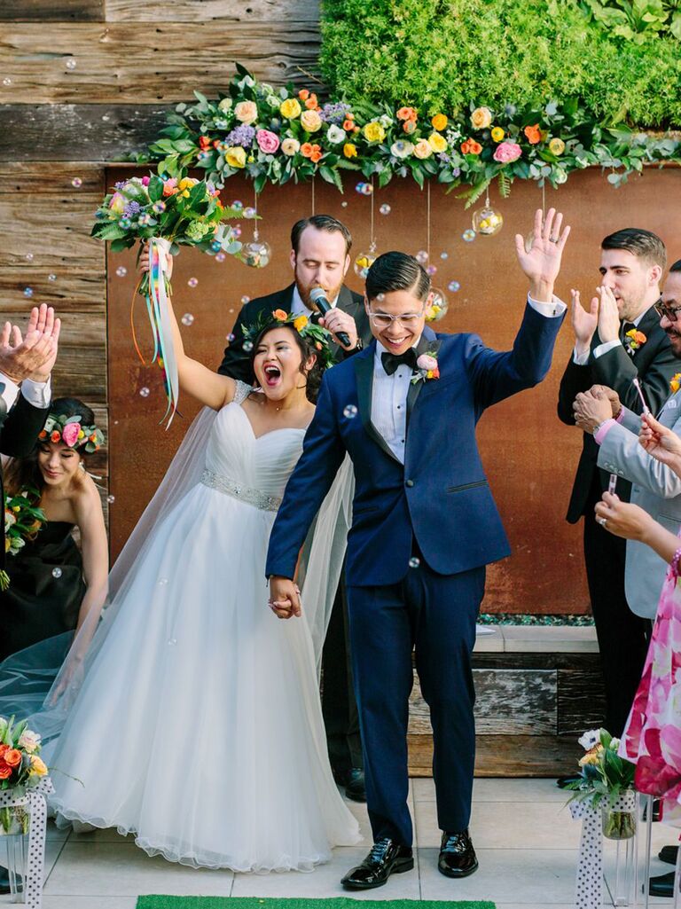 Wedding Bells Ringing At Ceremony