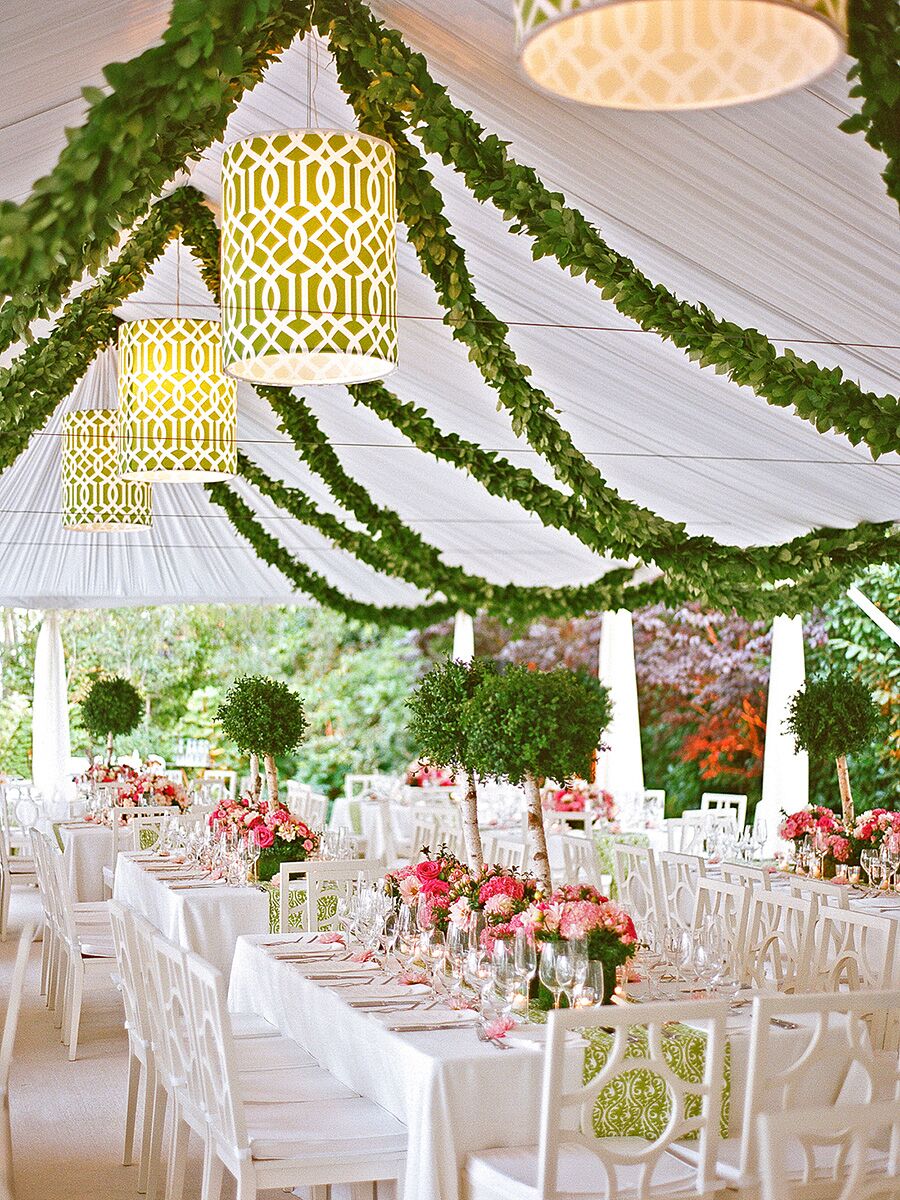 wedding in tent