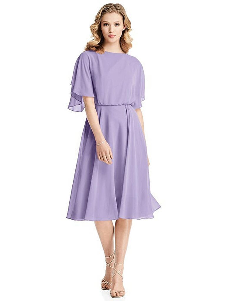 light purple bridesmaid dresses short ...
