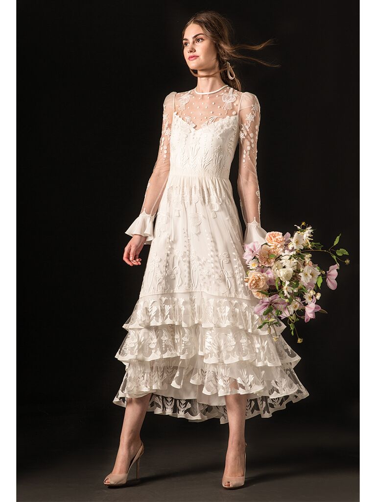 midi bridal robe