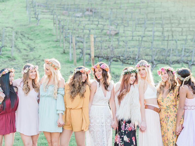 festival bridesmaid dresses