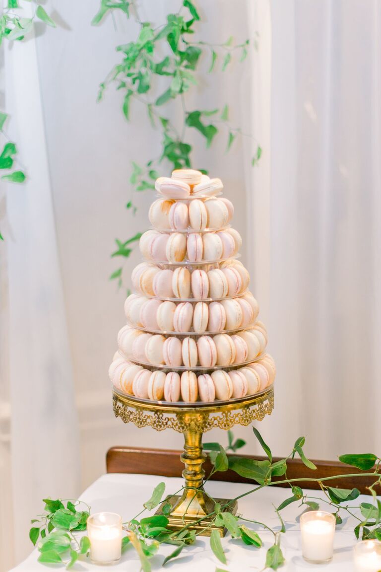 Macaron wedding cake alternative