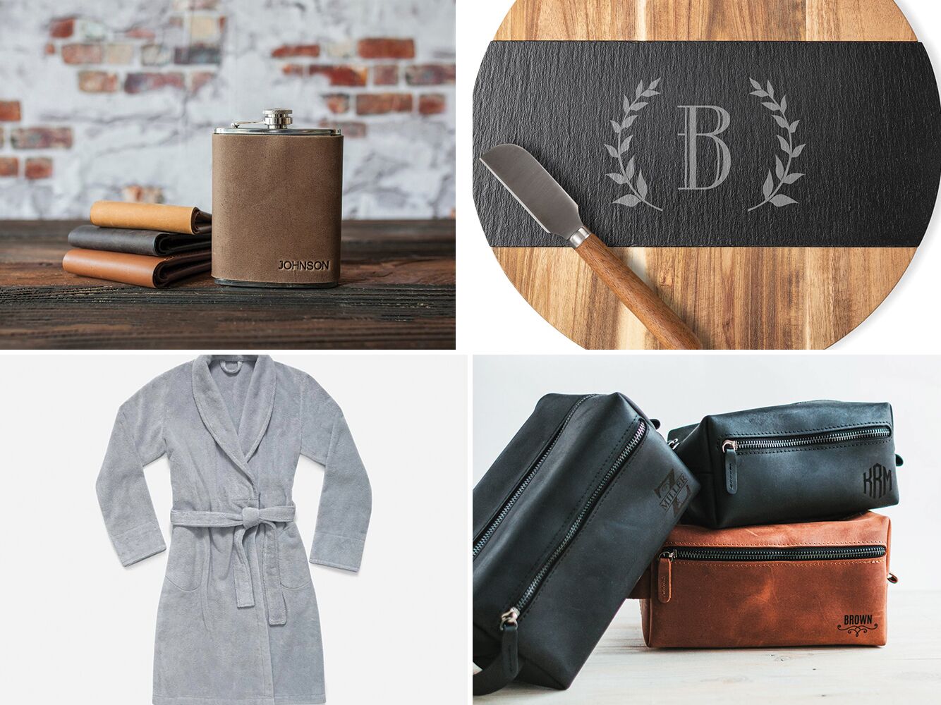 leather wedding anniversary gifts for him