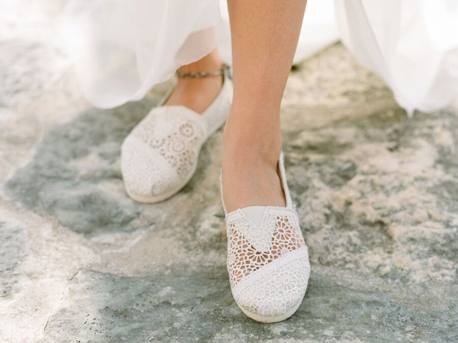 bride slippers for reception